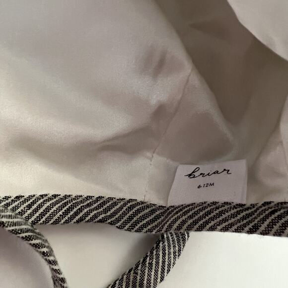 Briar Natural Stripe Silk Lined Bonnet - Picture 5 of 8